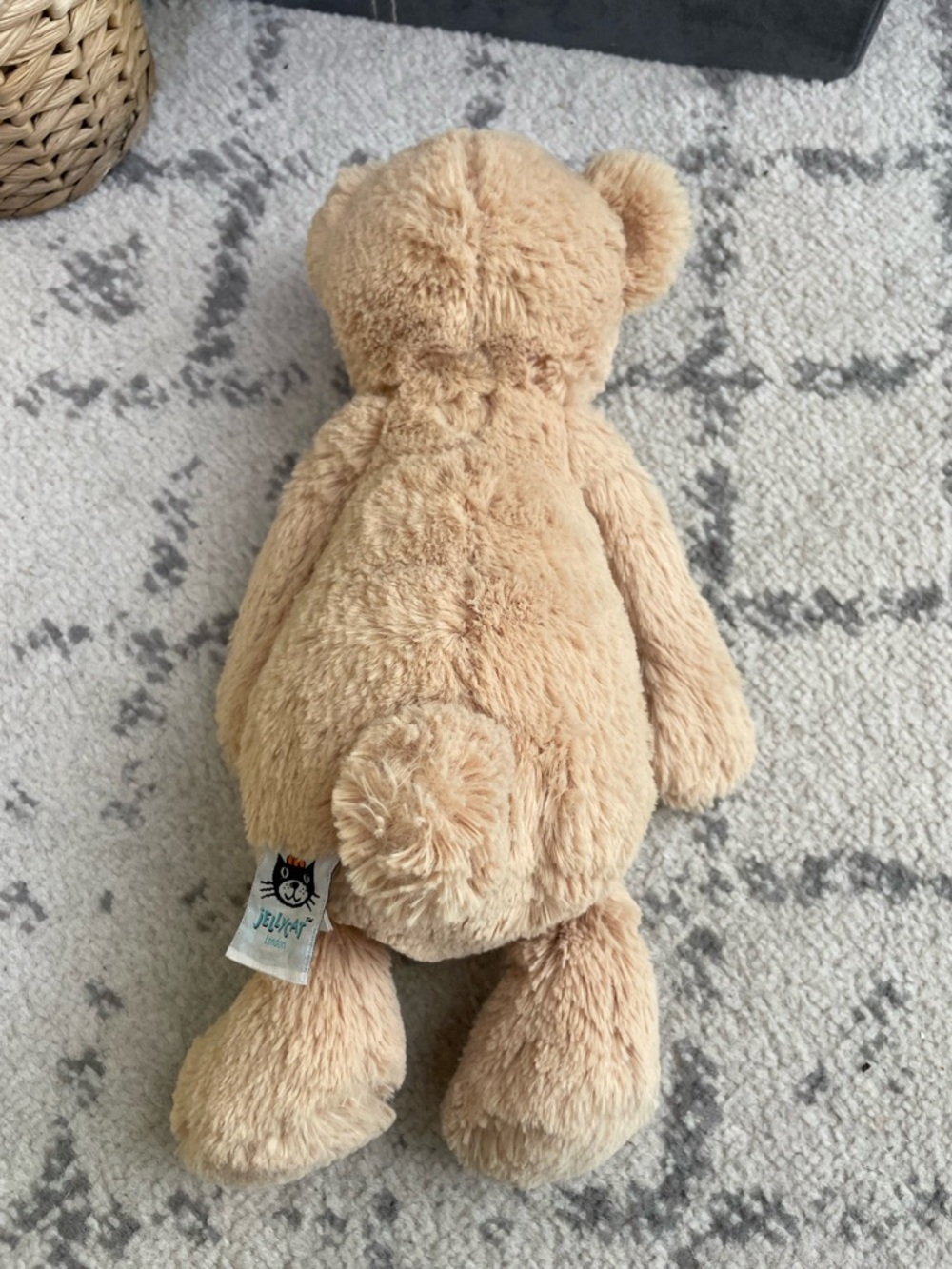 Jellycat Bashful Honey Bear Medium Stuffed Plush Toy - Picture 6 of 8